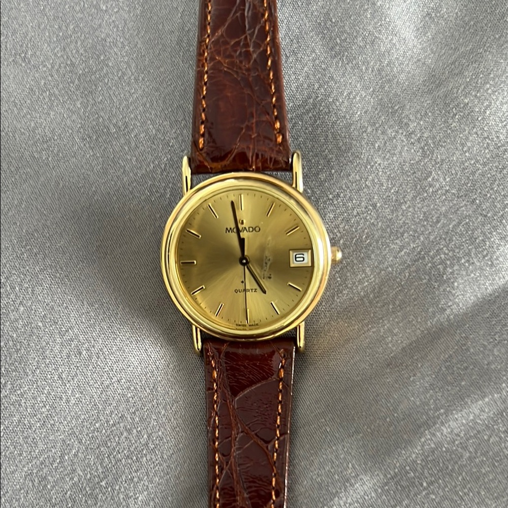 Movado Gold and Brown women’s watch